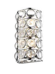 Eternity 4 Light 9.75" Wall Sconce in Chrome