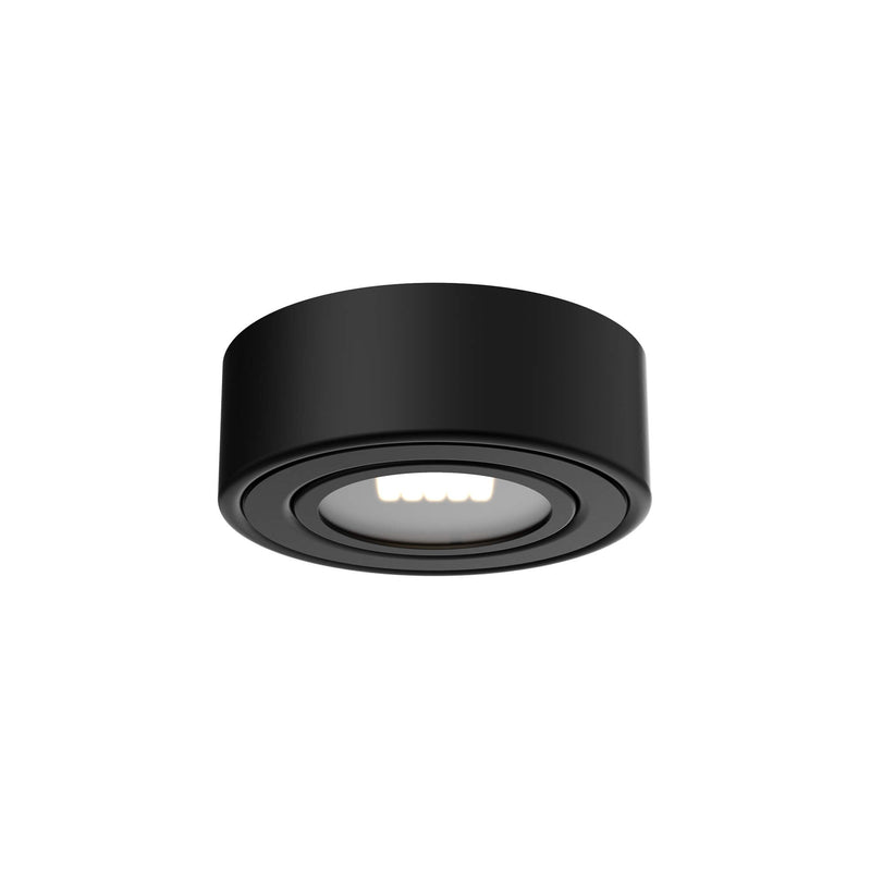 Duo-Puck 3" 2-in-1 Under Cabinet Puck Light in Black