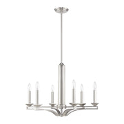 Trumbull 6-Light Chandelier in Brushed Nickel