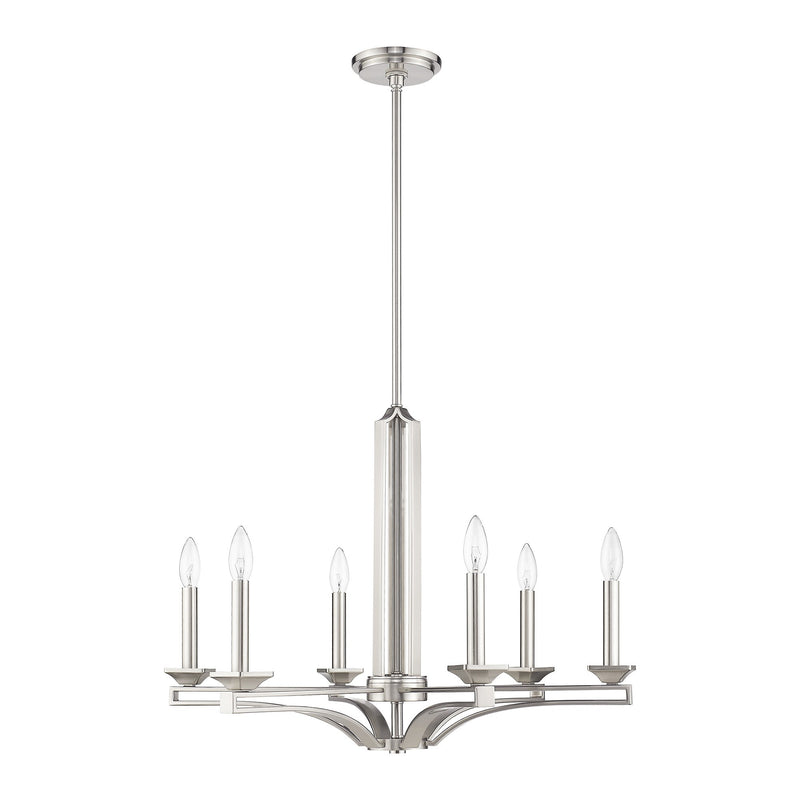 Trumbull 6-Light Chandelier in Brushed Nickel