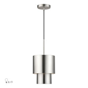 Zolana Mini Pendant in Brushed Nickel
