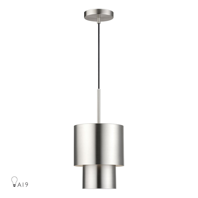 Zolana Mini Pendant in Brushed Nickel