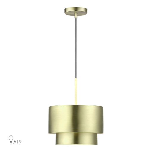 Zolana Pendant in Antique Brass