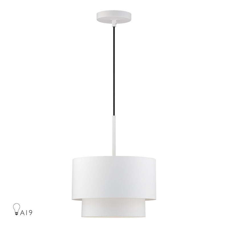 Zolana Pendant in White