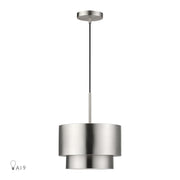 Zolana Pendant in Brushed Nickel