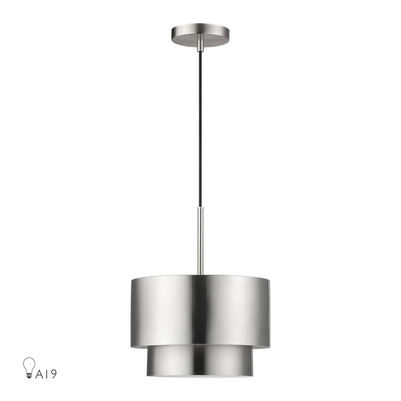 Zolana Pendant in Brushed Nickel