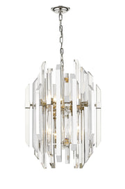 Bova 9 Light 20" Pendant in Polished Nickel