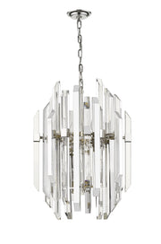 Bova 9 Light 20" Pendant in Polished Nickel