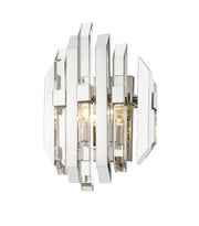 Bova 2 Light 11.5" Wall Sconce in Polished Nickel