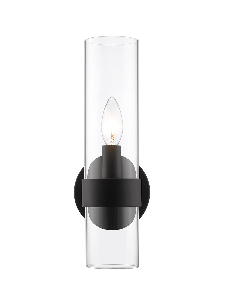 Datus 1 Light 4.75" Wall Sconce in Matte Black