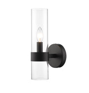 Datus 1 Light 4.75" Wall Sconce in Matte Black