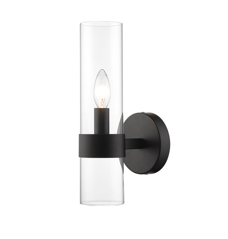 Datus 1 Light 4.75" Wall Sconce in Matte Black