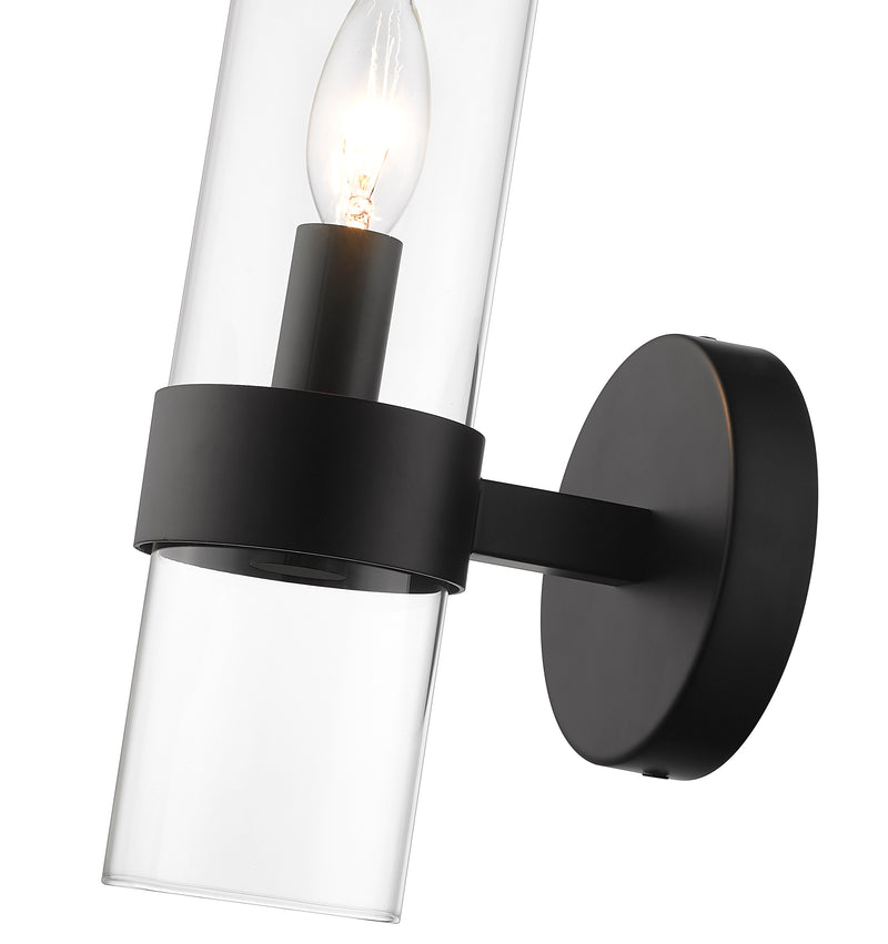 Datus 1 Light 4.75" Wall Sconce in Matte Black