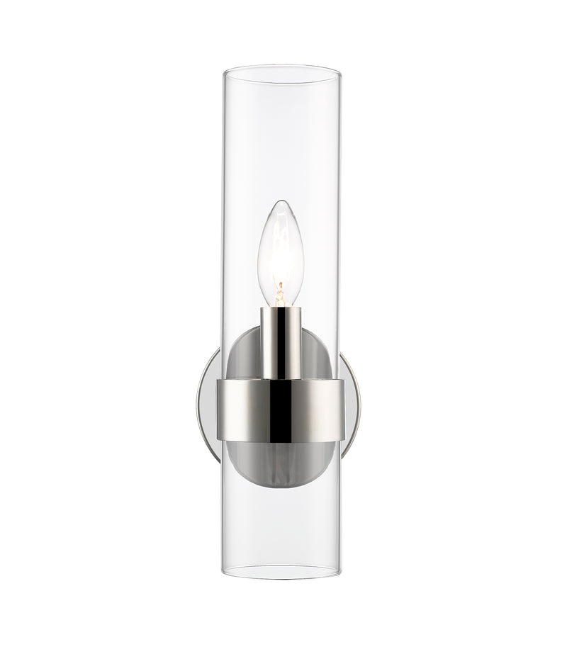 Datus 1 Light 4.75" Wall Sconce in Polished Nickel
