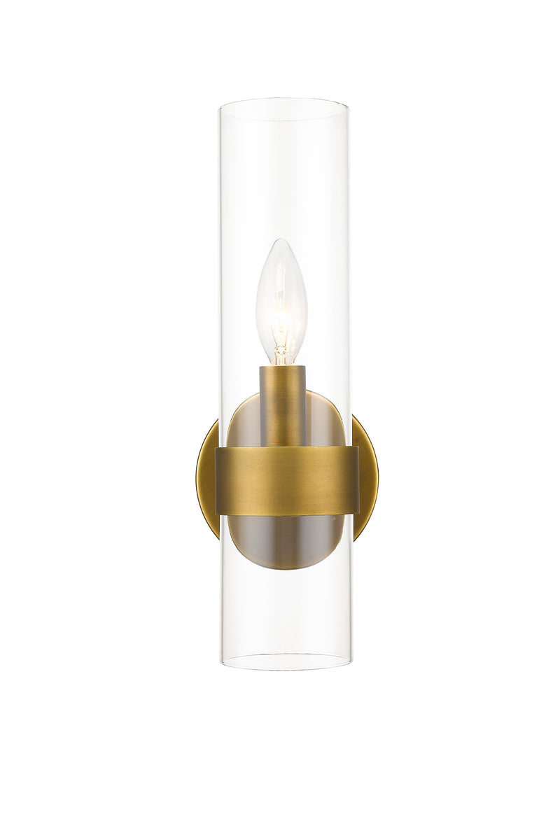 Datus 1 Light 4.75" Wall Sconce in Rubbed Brass