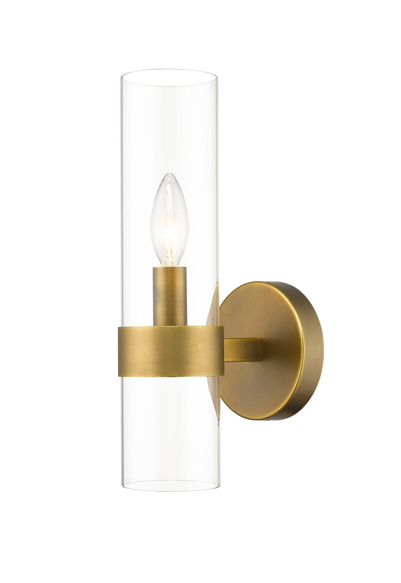 Datus 1 Light 4.75" Wall Sconce in Rubbed Brass