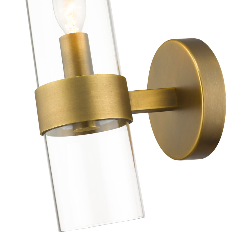 Datus 1 Light 4.75" Wall Sconce in Rubbed Brass