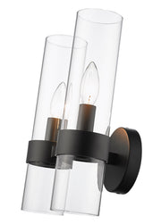 Datus 2 Light 10.25" Wall Sconce in Matte Black
