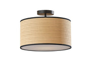 Harvest Flush Mount in Black