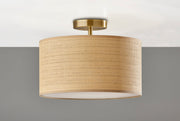 Harvest Flush Mount in Antique Brass