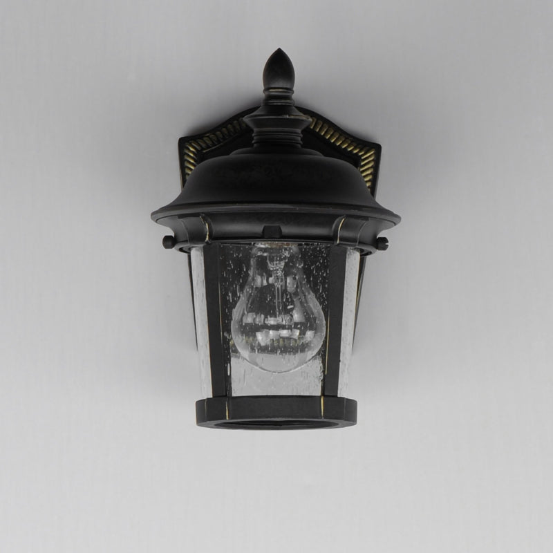 Dover VX 1 Light Outdoor Wall Lantern in Bronze