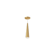 Mina 12" Pendant in Brushed Gold