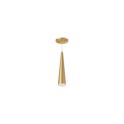 Mina 12" Pendant in Brushed Gold