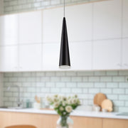 Mina 12" Pendant in Black