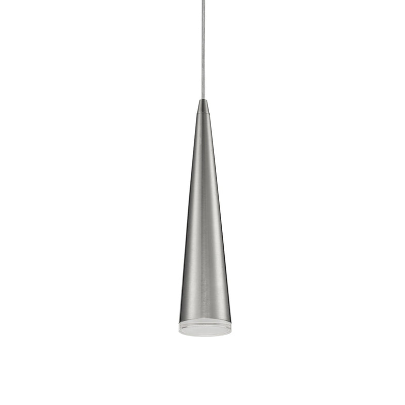 Mina 12" Pendant in Brushed Nickel