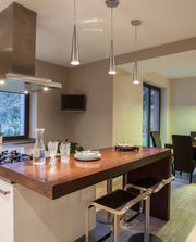 Mina 12" Pendant in Brushed Nickel