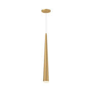 Mina 24" Pendant in Brushed Gold