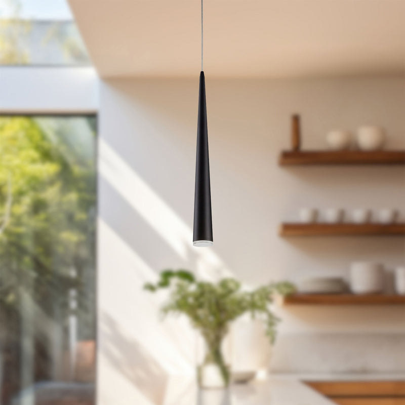 Mina 24" Pendant in Black