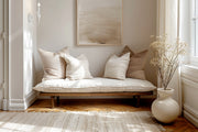 Claudelle 1 Light 5.75" Wall Sconce, 14" Tall in Tundra White in a room setting
