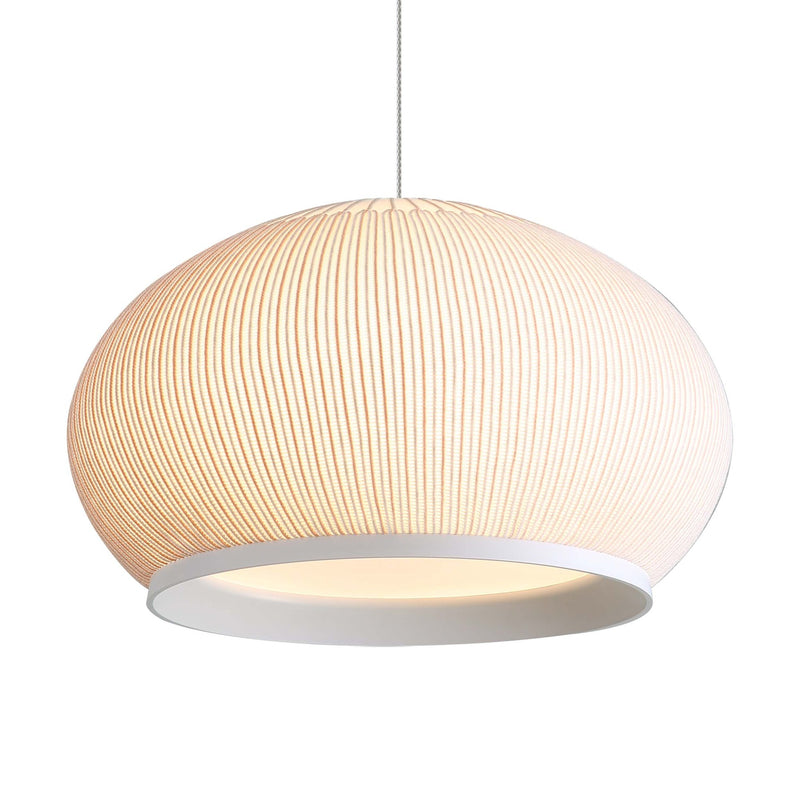 Tela 11" Pendant in Matte White