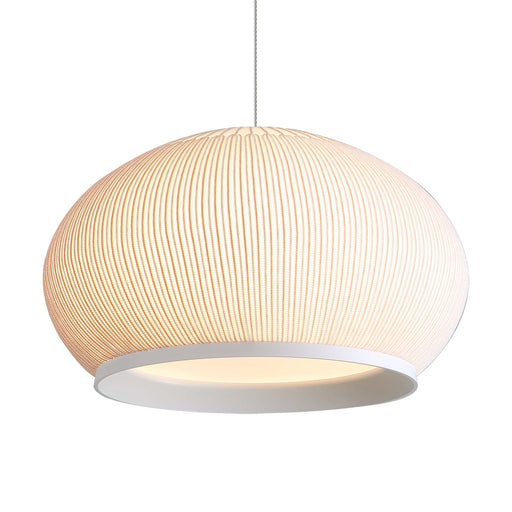 Tela 11" Pendant in Matte White