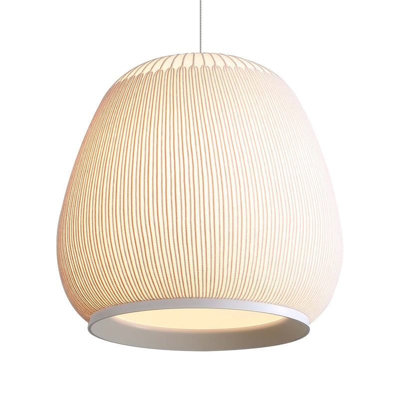 Tela 18" Pendant in Matte White
