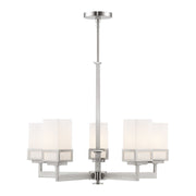 Harding 5-Light Chandelier in Brushed Nickel