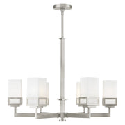 Harding 6-Light Chandelier in Brushed Nickel