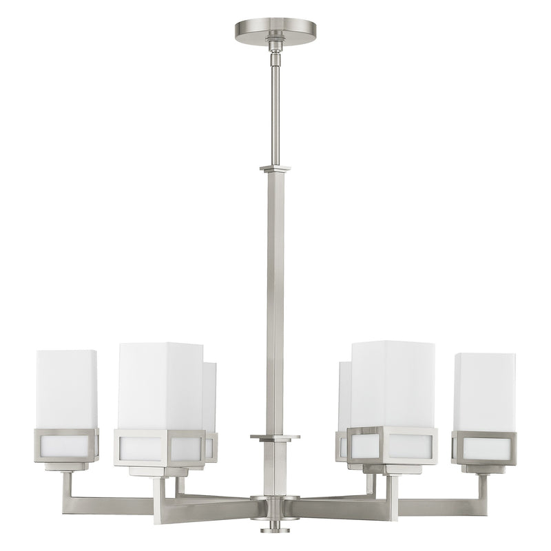 Harding 6-Light Chandelier in Brushed Nickel