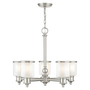Middlebush 5-Light Chandelier in Brushed Nickel