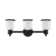 Middlebush 3-Light Bath Vanity Light in Black