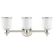 Middlebush 3-Light Bath Vanity Light in Polished Nickel