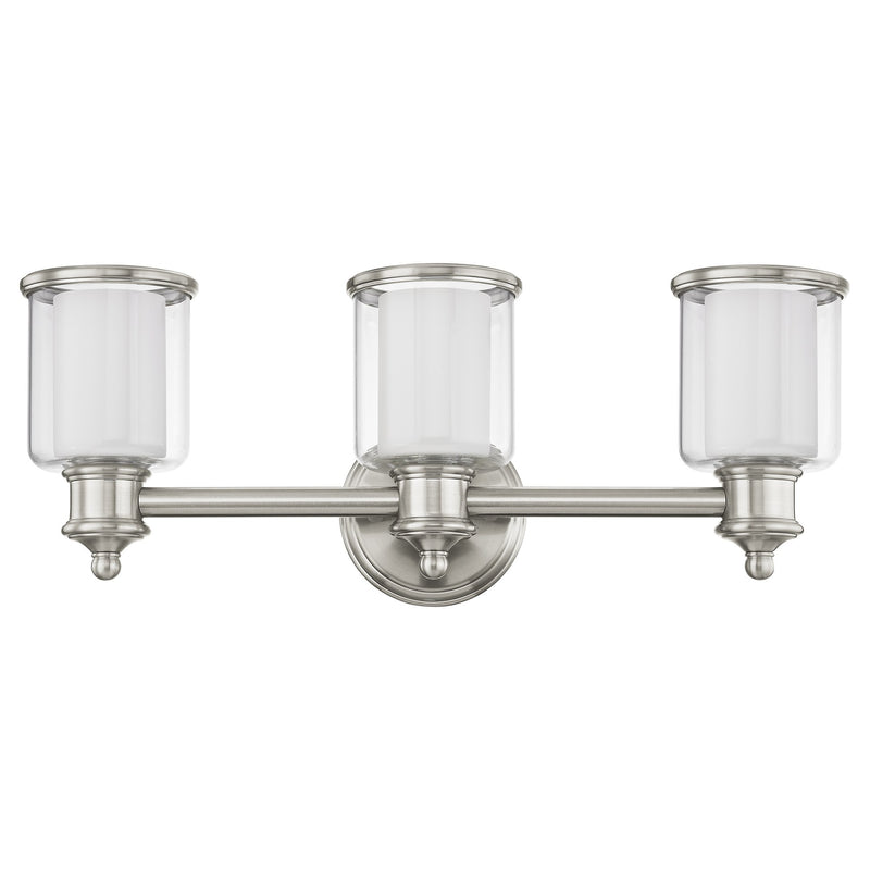 Middlebush 3-Light Bath Vanity Light in Brushed Nickel