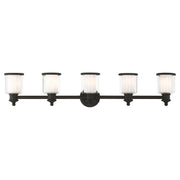 Middlebush 5-Light Bath Vanity Light in Black