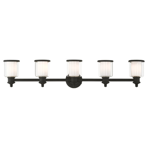 Middlebush 5-Light Bath Vanity Light in Black