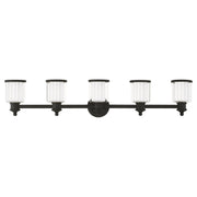 Middlebush 5-Light Bath Vanity Light in Black