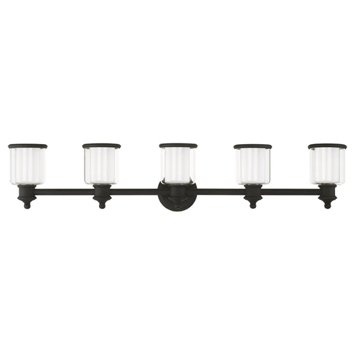 Middlebush 5-Light Bath Vanity Light in Black