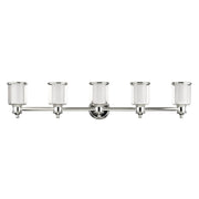 Middlebush 5-Light Bath Vanity Light in Polished Nickel