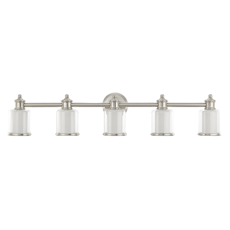 Middlebush 5-Light Bath Vanity Light in Brushed Nickel