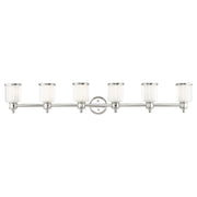 Middlebush 6-Light Extra Large Bath Vanity Light in Polished Nickel
